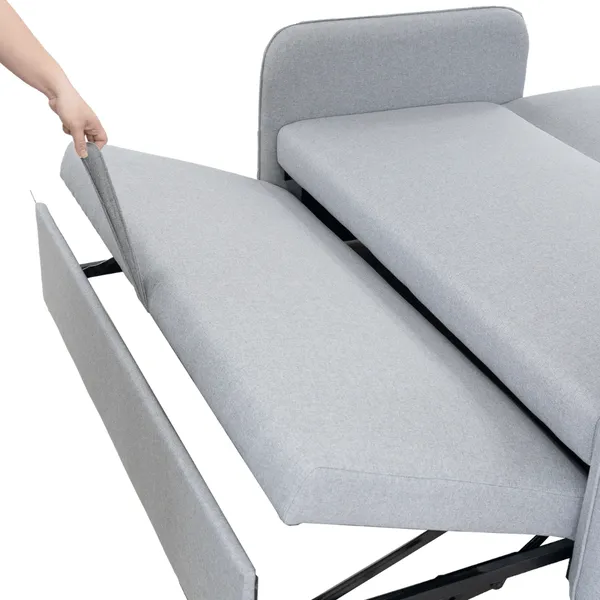 Sofa Giường Elina 3LAN-96N3-P2 Xám nhạt