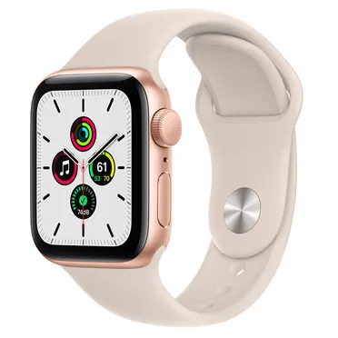 Apple Watch SE 2022 40mm Viền Nhôm Dây Silicone 0