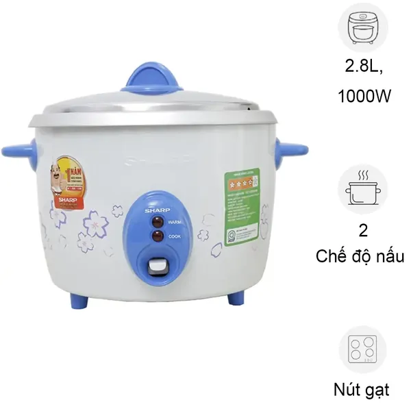 Nồi Cơm Điện Sharp KSH-D28V 2.8 Lít