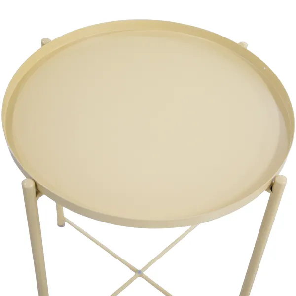 Bàn Tray Kim Loại ECOMT10 Vàng