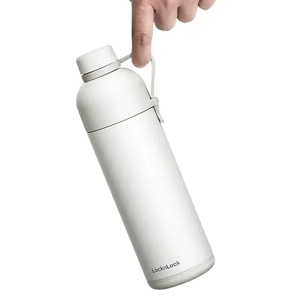 Bình Giữ Nhiệt LOCK&LOCK Belt Bottle 490ml LHC4267IVY - Màu Ngà