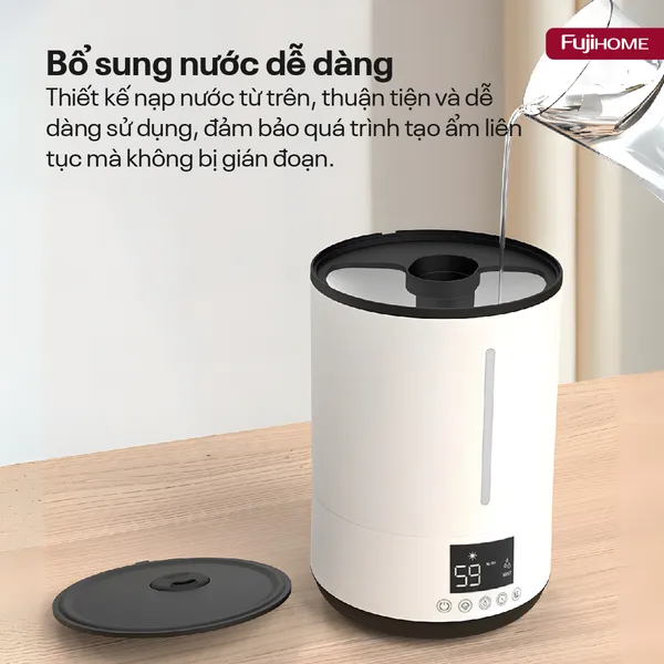Máy Phun Sương Tạo Ẩm Xông Tinh Dầu Fujihome HM06E