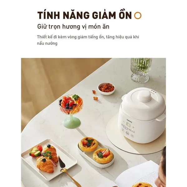 Nồi Nấu Chậm Cho Bé Ăn Dặm Joyoung JSC-107 1.0 Lít
