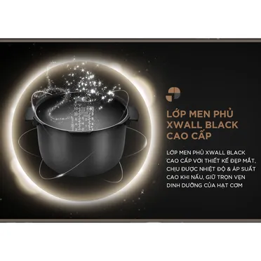 Nồi Cơm Điện Tử Áp Suất Cuckoo CRP-PWV1008F/BKDSCRVNCV 1.8 Lít 1