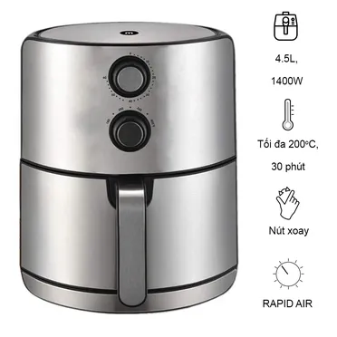 Nồi chiên không dầu Mishio MK-199