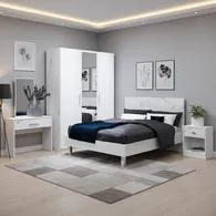Bộ Phòng Ngủ QUEEN NS12020 Trắng
