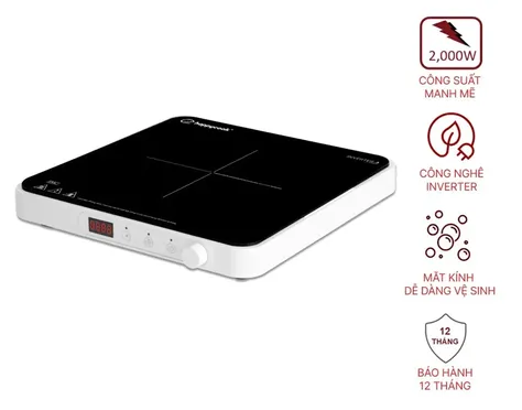 Bếp Từ Đơn Happy Cook HSI-200KS 2000W 8