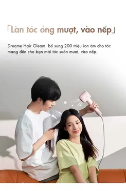 Máy Sấy Tóc Tốc Độ Cao Dreame AHD12A Màu Hồng 4