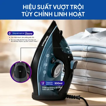 Bàn Ủi Hơi Nước Bluestone SIB-3833 2400W 5