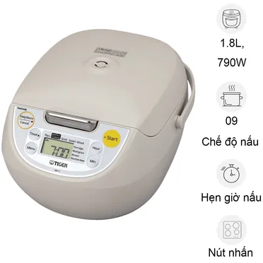Nồi Cơm Điện Tử Tiger JBV-S18W 1.8 Lít - Nhật Bản