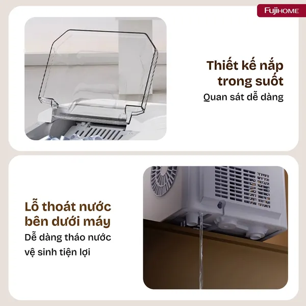 Máy Làm Đá Fujihome IM12N