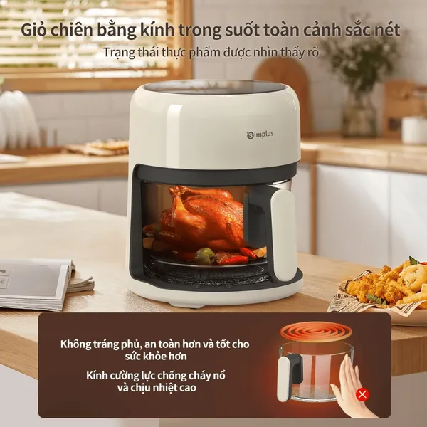 Nồi Chiên Không Dầu Simplus KQZG017CW01-VIP