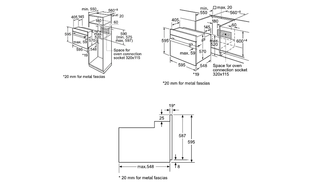 Lò Nướng Âm Tủ Bosch HBF133BS0A