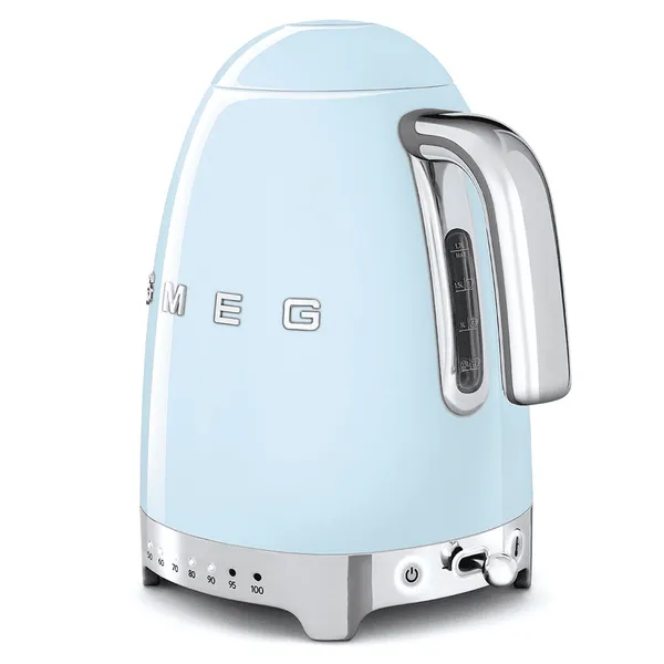 Ấm Đun Siêu Tốc Có Nhiệt Độ Smeg KLF04PBEU Màu Xanh Lam