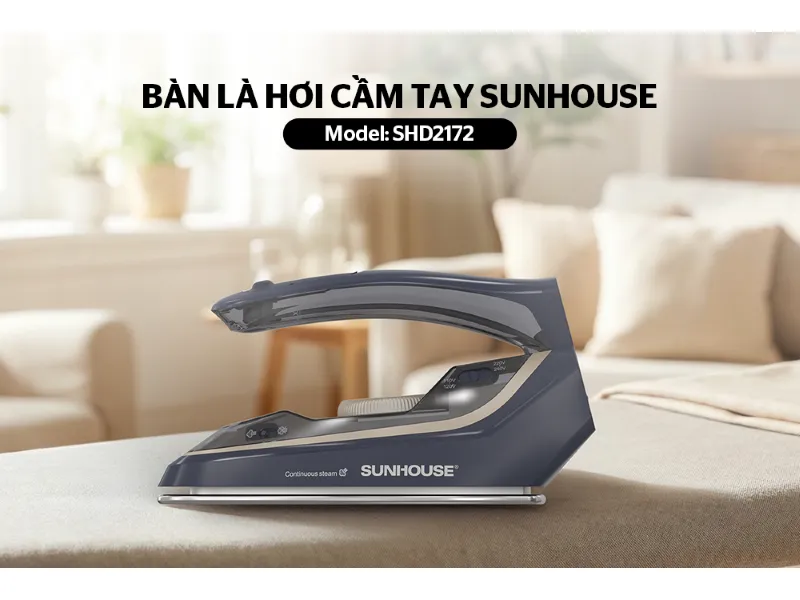 Bàn Ủi Hơi Nước Cầm Tay Sunhouse SHD2172