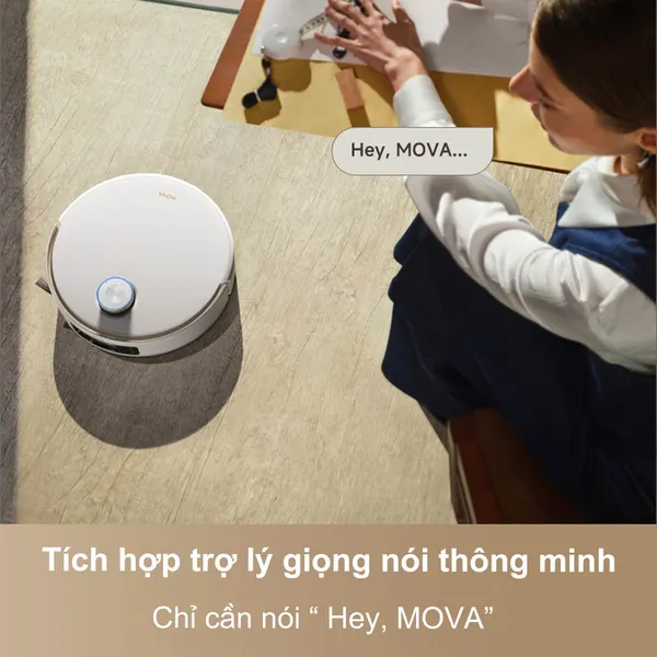 Robot Hút Bụi Lau Nhà Mova V50 Ultra