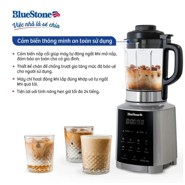 Máy Làm Sữa Hạt Đa Năng BlueStone BLB-6038 1.75 Lít