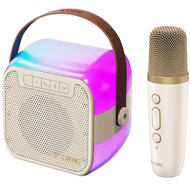 Bộ Loa Karaoke Mini Bluetooth iCore ISM59 Kèm 1 Micro 0