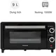 Lò nướng bánh mì Panasonic NT-H900KRA 9 lít