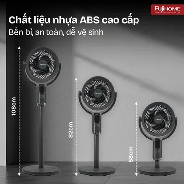 Quạt Tuần Hoàn Thông Minh, Ra Lệnh Giọng Nói Fujihome CFR04-Voice (Màu trắng) 10