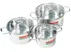 Bộ 3 Nồi Inox 3 Đáy Rainy RN636DK