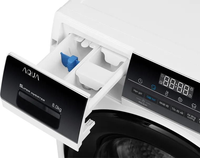 Máy Giặt Aqua Inverter 8 Kg AQD-A800F W