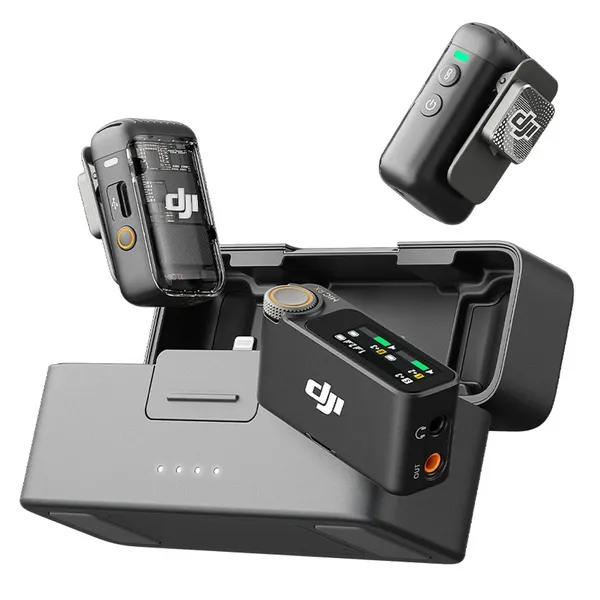 Thiết Bị Thu Âm Không Dây DJI Mic 2 (2TX + 1RX + 1 Hộp sạc Mic) _DMT02&DMR02&DMC02