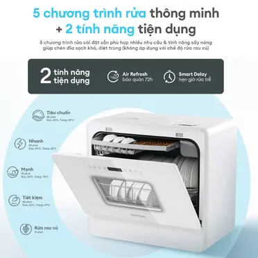 Máy Rửa Chén Bát Để Bàn Thông Minh Kochi C500 2