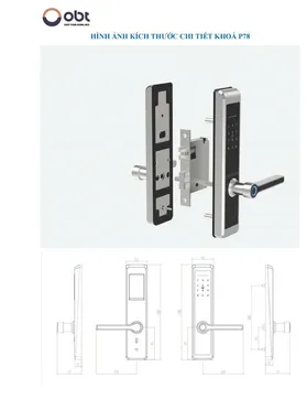 Khóa Thông Minh ORBITA P78 3