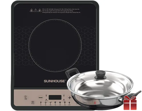 Bếp từ đơn Sunhouse SHD6160 1800W (Tặng Kèm Nồi)
