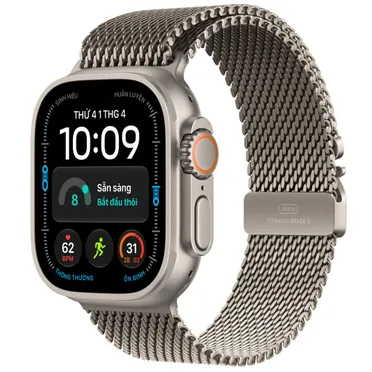 Apple Watch Ultra 4 GPS + Cellular 49mm Viền Titanium Dây Milan