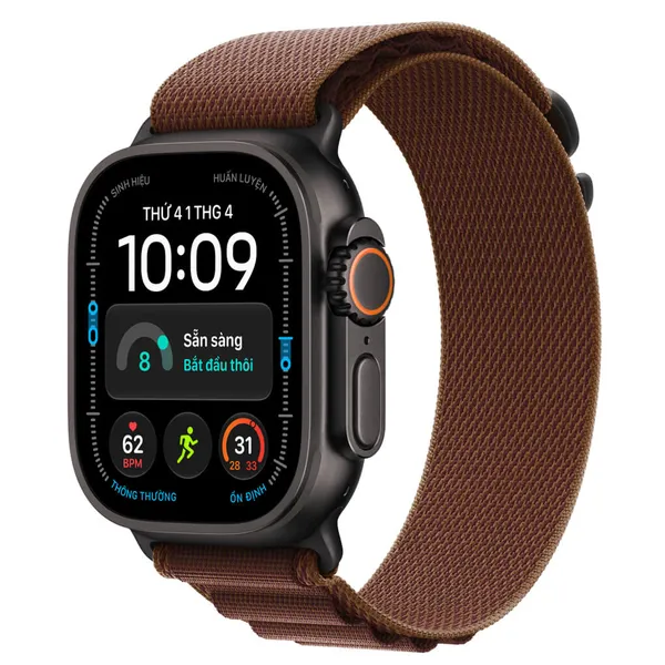 Apple Watch Ultra 4 GPS + Cellular 49mm Viền Titanium Dây Alpine
