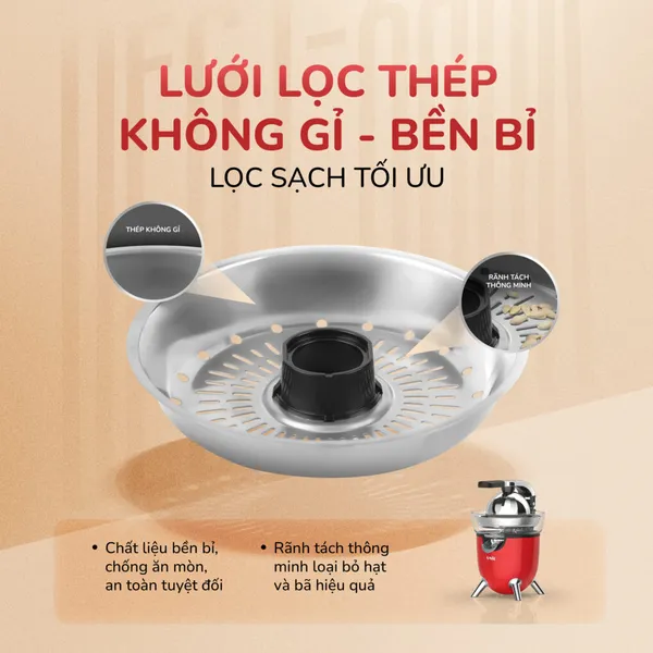Máy Vắt Cam Unie UECJ-666R