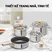 Bộ Nồi Chảo Inox 5 Đáy Sunhouse SHG789 2