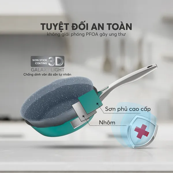 Chảo Chống Dính Full Induction Elmich EL-8105GA Size 20cm