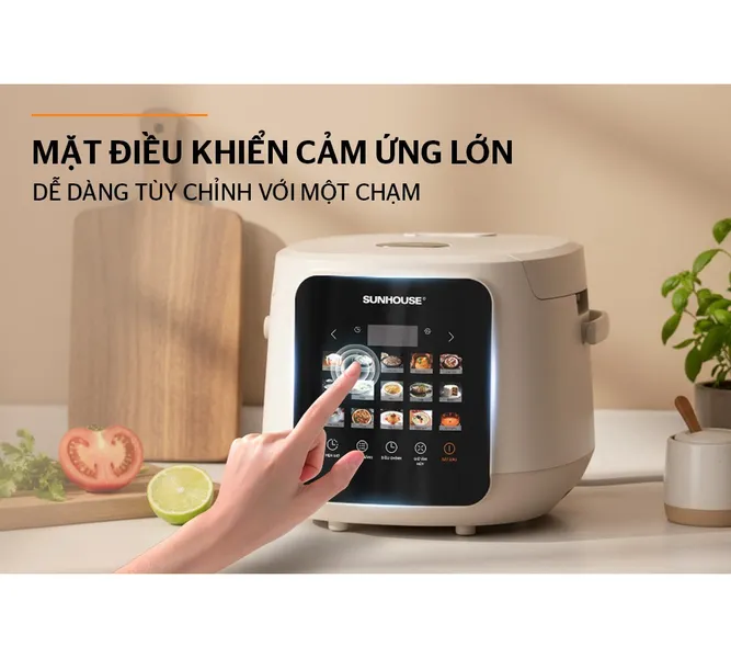 Nồi Cơm Điện Tử 1.8 Lít Sunhouse SHD8925