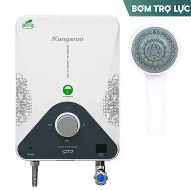 Máy Nước Nóng Trực Tiếp Kháng Khuẩn Kangaroo (Có Bơm) KG588WP