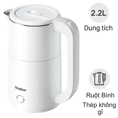 Ấm Điện Đun Nước Gaabor EK20M-WH02A