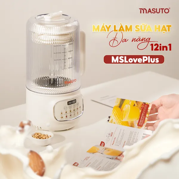 Máy Làm Sữa Hạt Masuto MSLovePlus