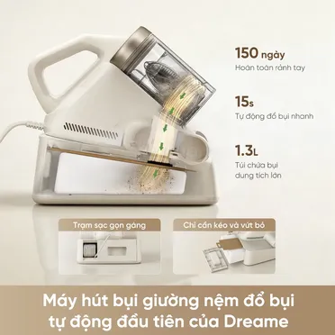 Máy Hút Bụi Ga Giường Dreame D20 Aura 4