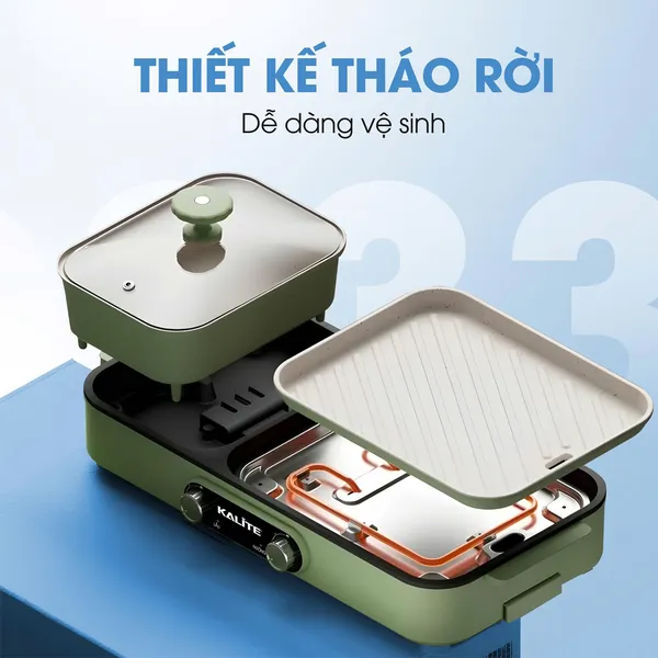 Bếp Lẩu Nướng Đa Năng Kalite KLG333