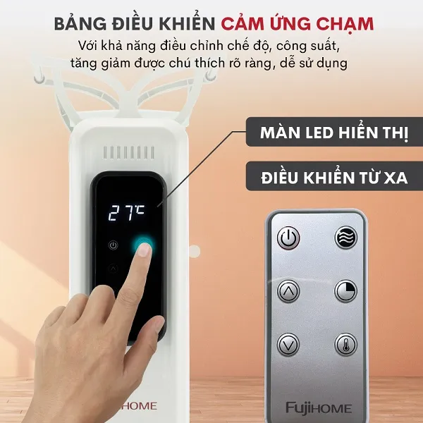 Máy Sưởi Dầu Fujihome OH8613