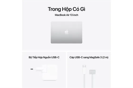 Laptop MacBook Air 13 inch M5 (16GB+512GB)