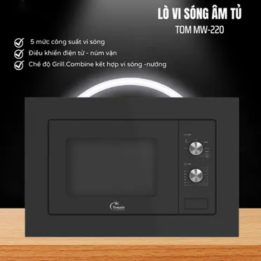 Lò Vi Sóng Âm Tủ Tomate TOM MW-220 1