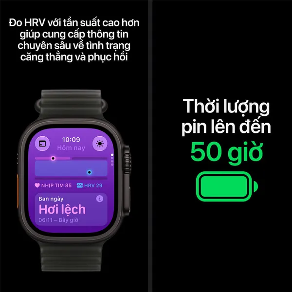 Apple Watch Ultra 4 GPS + Cellular 49mm Viền Titanium Dây Alpine