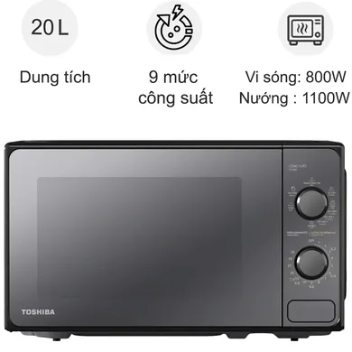 Lò Vi Sóng Kết Hợp Nướng Toshiba MM2-MG20PE(BM)VN 20 Lít - Xuất Xứ Thái Lan
