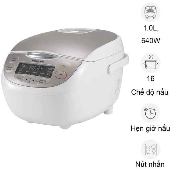 Nồi Cơm Điện Tử Panasonic SR-CP108NRAM 1 Lít