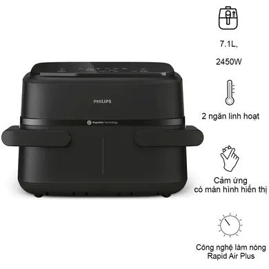 Nồi Chiên Không Dầu Philips NA150/00 7.1 Lít