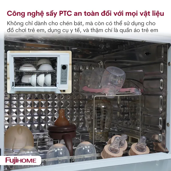 Tủ Sấy Tiệt Trùng Đa Năng Fujihome DD38
