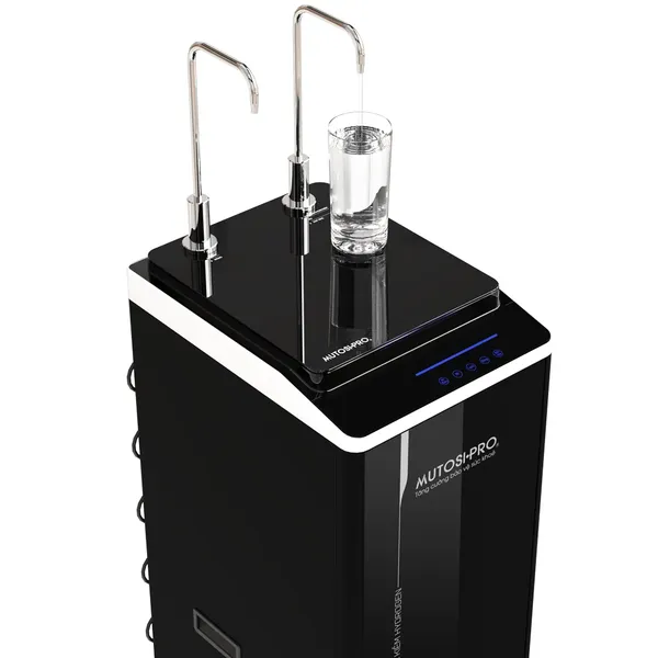 Máy Lọc Nước Điện Giải iON Kiềm Hydrogen Nóng Lạnh Nguội Mutosi MP-P89K 9 Lõi 3 Tấm Điện Cực